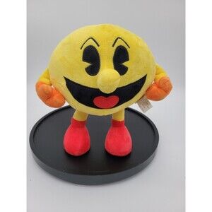 Pac-Man Big Plush Standing Pose Bandai Namco 11” Stuffed Toy Prize Figure
